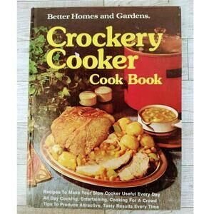 1976 Crockery Cooker Cookbook Better Homes Gardens BHG Recipes Tips & Tricks‎